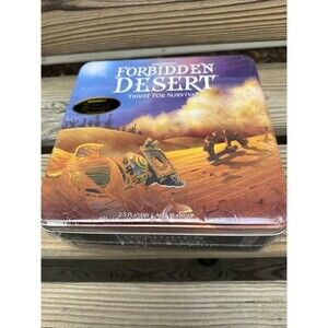 Forbidden Desert Game In Tin Still Sealed W Plastic by Gamewright